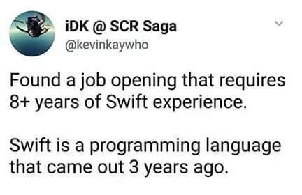 asciisystem's tweet image. #SaturdayThoughts
Best #vacancy announcement Ever
#FunnyProgramming #FunnyProgrammer #Funny #FunnyProgrammingFact #ProgrammingJokes #programmer #programming #coders #memes #datastuctures #php #sql #javascript #Python #html #Developer