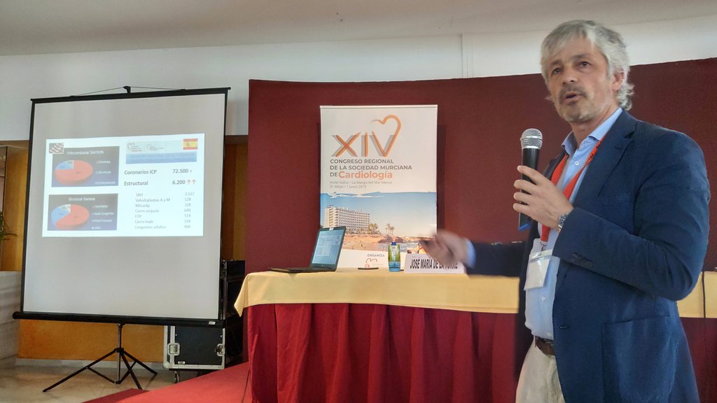 Mesa 5 del Congreso de #SMCardio19 "Actualización en #Cardiología Intervencionista" 
Dr. José Antonio Hurtado,Dr. Luciano Consuegra, Dr. Fernando Pérez,Dr. José María de la Torre y Dr. Fernando Alfonso. <a href="/HULPrincesa/">Hosp. de La Princesa</a> <a href="/HUnivValdecilla/">Hospital Universitario Marqués de Valdecilla</a> <a href="/AreaUnoArrixaca/">Área 1 Arrixaca</a> <a href="/HUReinaSofia/">Hospital Universitario Reina Sofía</a> <a href="/Area2Cartagena/">@Area2Cartagena</a>