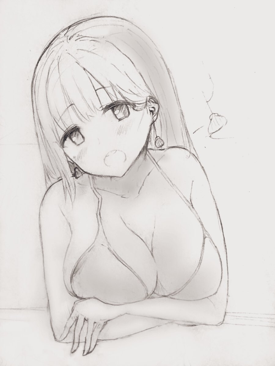 お姉さんを描いたん(◍•ᴗ•◍) 