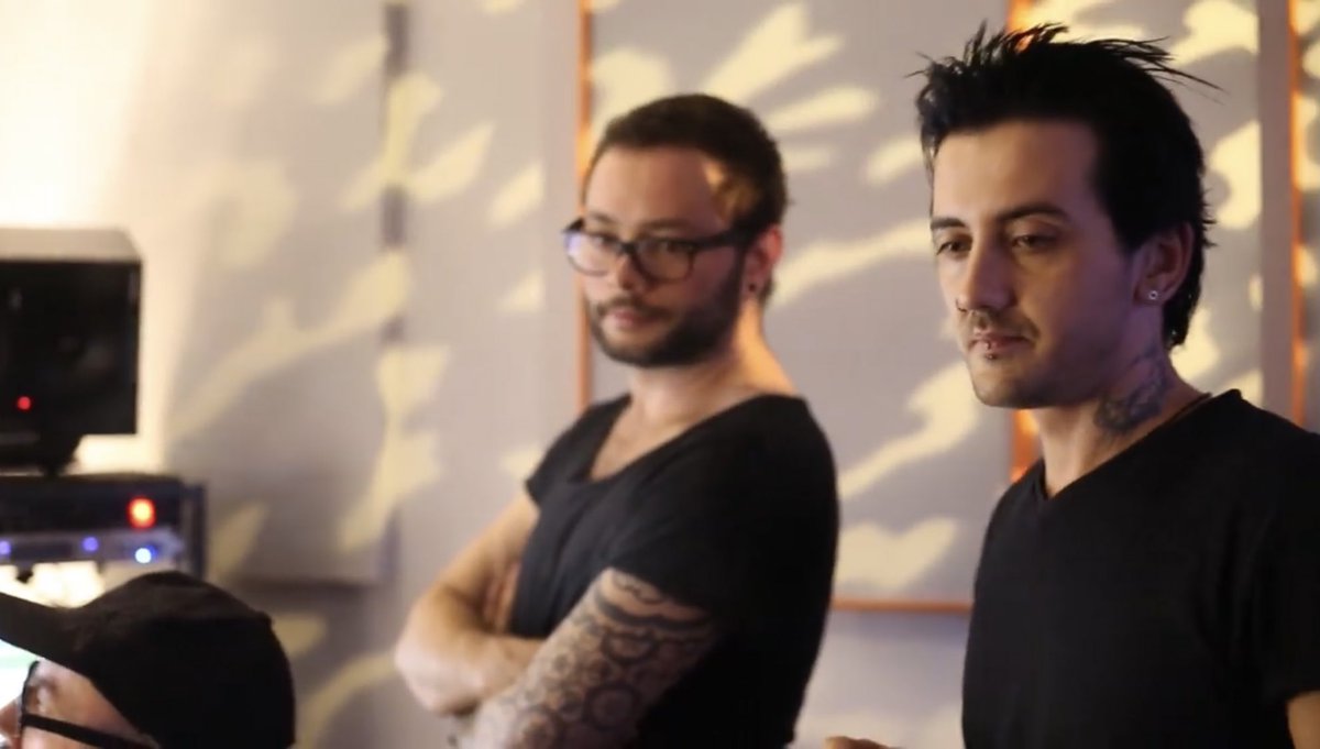 Chris, Tom &amp; Morgan, working on <a href="/Myrath/">Myrath</a> new album « Shehili »