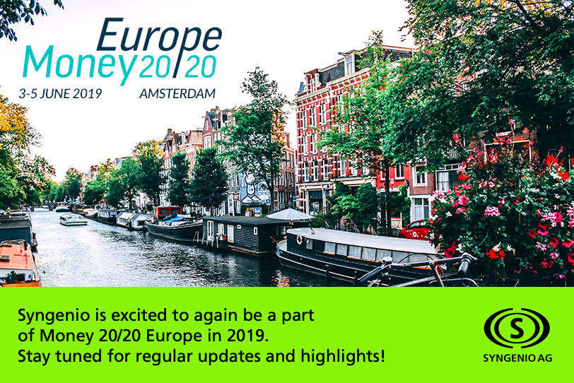 syngenio's tweet photo. @syngenio is excited to again be a part of Europe's largest #fintech event #Money2020Europe next week! 
Stay tuned for regular updates and highlights from @money2020 in Amsterdam ... https://t.co/ZDSL4tKcEz