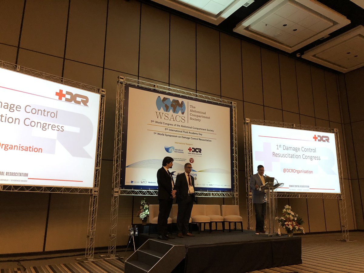 Kicking off the inaugural Damage Control Resuscitation Congress!  I’m excited to be present at the ground level and looking forward to an interesting and educational day. <a href="/traumakhan/">Mansoor Khan</a> <a href="/pferrada1/">Paula Ferrada MD FACS FCCM MAMSE</a> <a href="/B_M_Pereira/">Bruno M Pereira, MD, MSc, PhD</a> #DCR2019