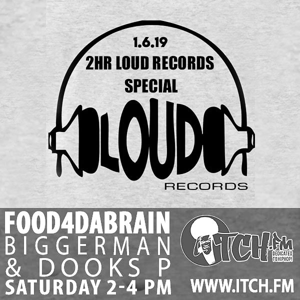 FOOD4DABRAIN's tweet photo. Get your #eardrums ready for 2hrs of #marinated #hiphop #dopeness 2hrs of @loudRecords on the @FOOD4DABRAIN show on the #station #dedicatedtohiphop @ITCHFM https://t.co/jU1xhdr6X2 2pm till 4pm  today bst (uk time) https://t.co/ZY2toaqBWX