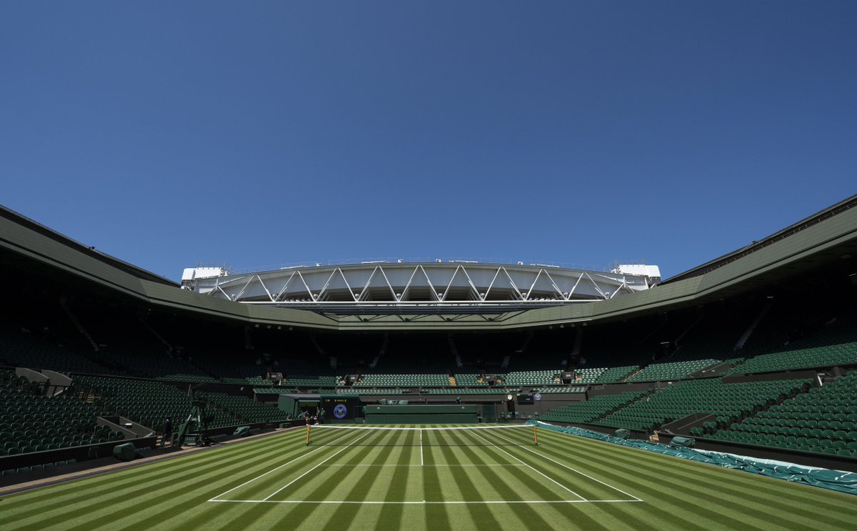 Wimbledon's tweet photo. One month to go 🤗

#Wimbledon https://t.co/fW6ecN2xO6