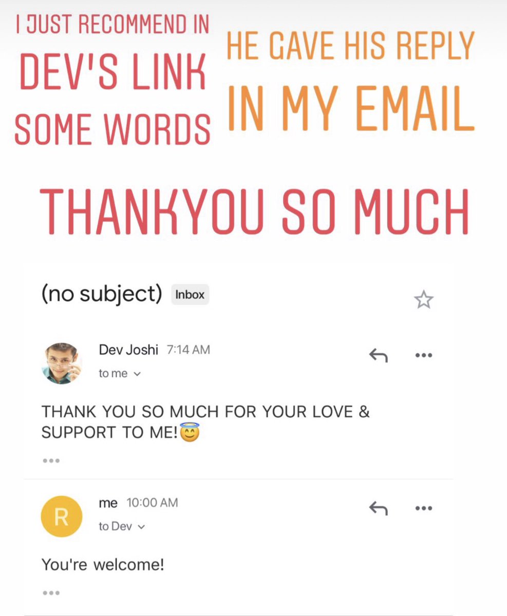 FanOfDevJoshi1's tweet photo. Thankyou So much Dev for your email @devjoshi10 #devjoshi #devturns18 https://t.co/tnoUKhgodH