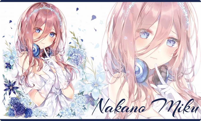 サンクリ新作発表その8
「ウェディング三玖」スリーブ&プレイマットです!
イラストレーターは、たや様(@taya_oco)です! 