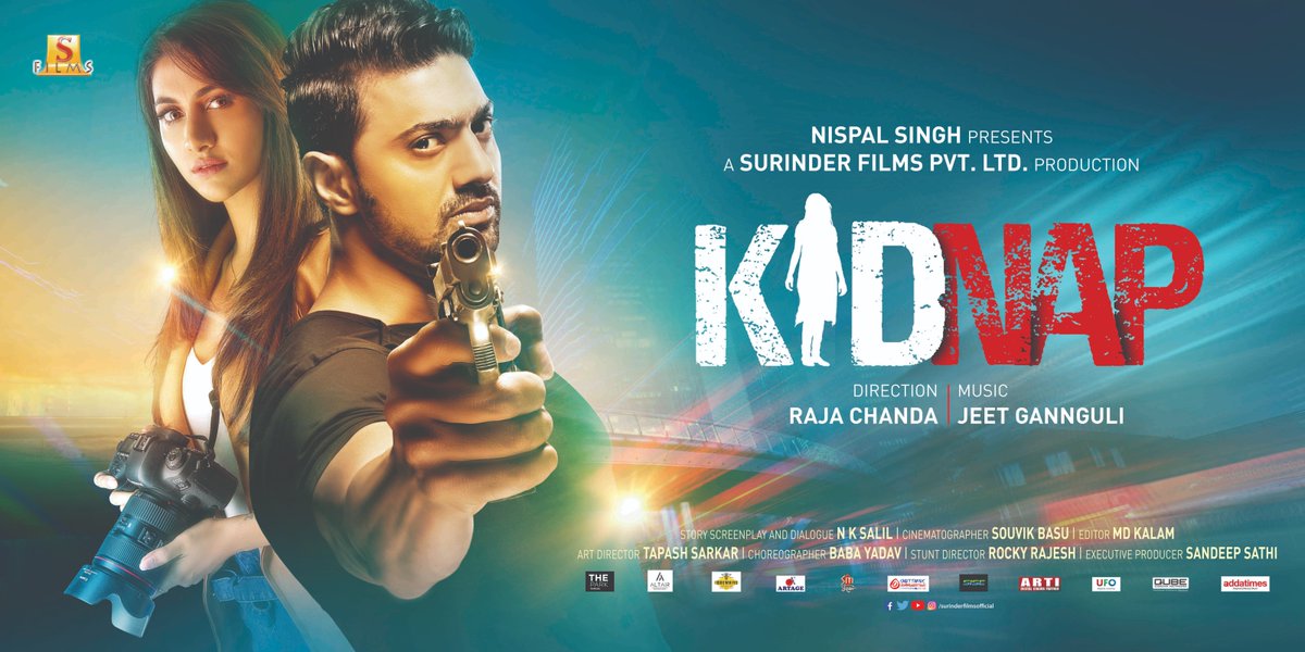 SurinderFilms's tweet photo. Get ready to embark on a journey full of thrill, drama and adventure this #EID2019 with #KIDNAP!

#Releasing5thJune 

@idevadhikari @RukminiMaitra @Rajachanda @nispalsingh @nksalil @jeetmusic https://t.co/rvO8mdiJkV