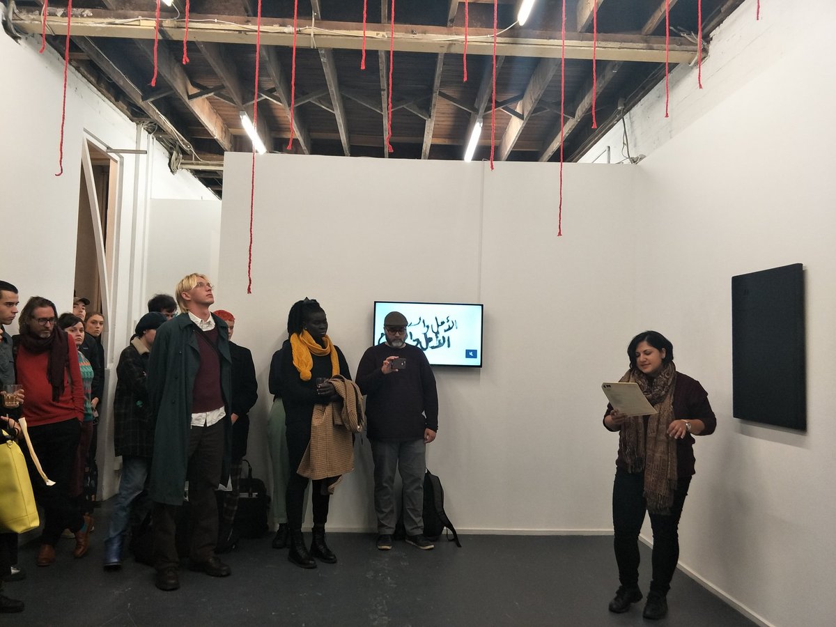 Jessica_Row's tweet image. Thank you to everyone who came to 'these words' at @KINGSartistrun on Friday night! Featuring Rushdi Anwar, Sha Sawari and Moorina Bonini with writing and live reading by Nadia Niaz. Exhibition continues till 22 Jun 2019. Open Wed-Sun 12-6pm. kingsartistrun.org.au/program/these-…