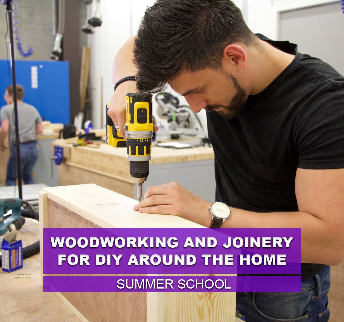 Are you looking to do some #DIY this summer? Our new Woodworking and Joinery for DIY around the Home summer school will teach you the practical skills you need to carry out a variety of #woodworking and #joinery tasks around the house. Book online now 👉 socsi.in/XH3ND