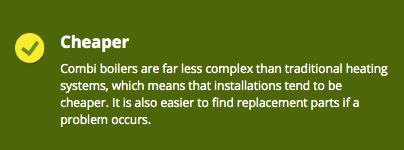 MyBoilerService's tweet image. What are the benefits of a combi boiler? 

Benefit 2 👍👍👍
Combi boilers are cheaper to install and buy parts for

bit.ly/2MmciUP #pros #combi #boiler #wisdom #Weekend #Saturday #guide #heating