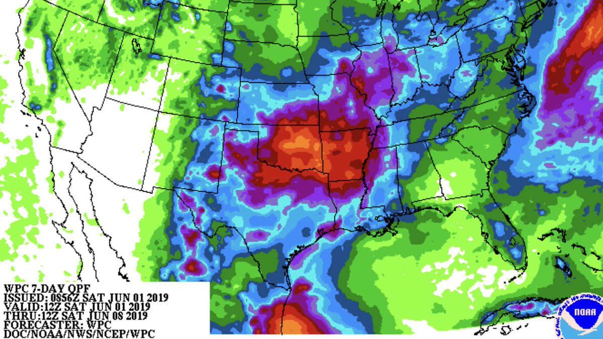 JimCantore's tweet photo. Welcome to the first day of hurricane season.  @NHC_Atlantic watching an area in the southwestern GOM #invest91L Regardless of what it becomes, the moisture will need to be watched long term as the pattern is once again refocusing heavy rain into the southern Plains. https://t.co/jDhTXRkbZ7
