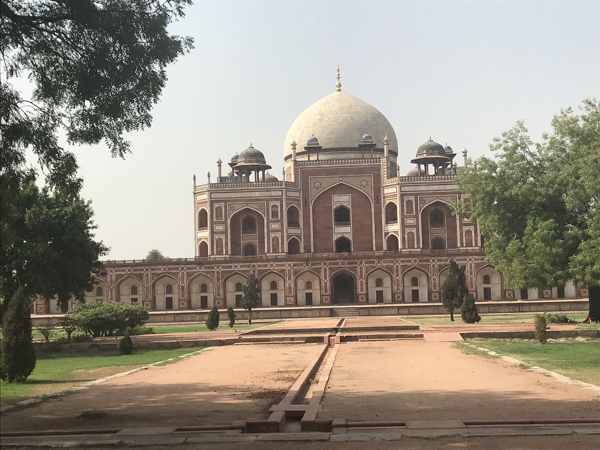 Humayun tomb Delhi 45 degrees centigrade a bit on the hot side