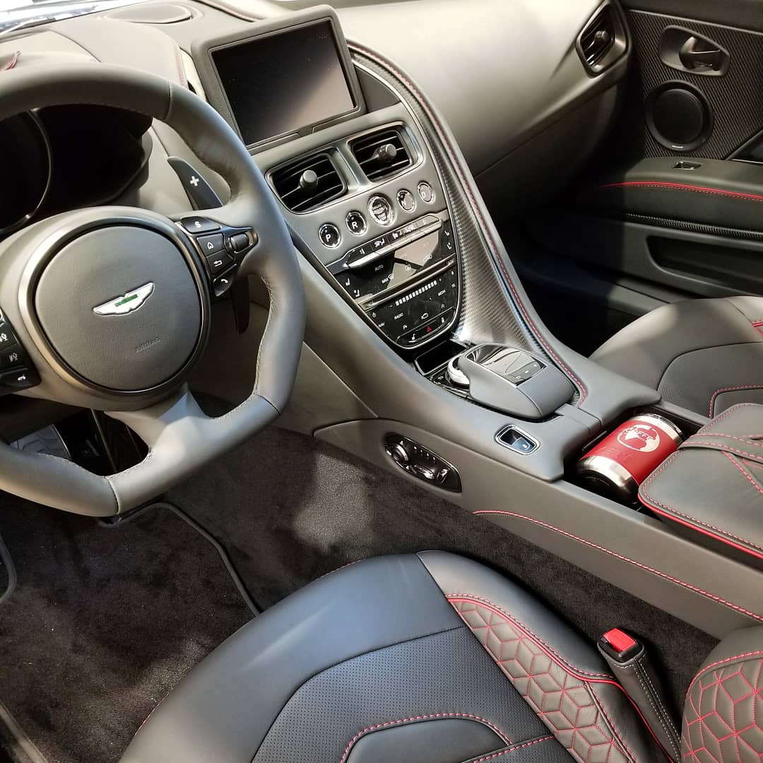 sypcoffee's tweet photo. Grateful the $300K+ Aston Martin DBS Superleggera has a spot to hold extreme valuables. Come see it and share a cup with us @astonmartinnashville ! https://t.co/f3RJaWzVvd