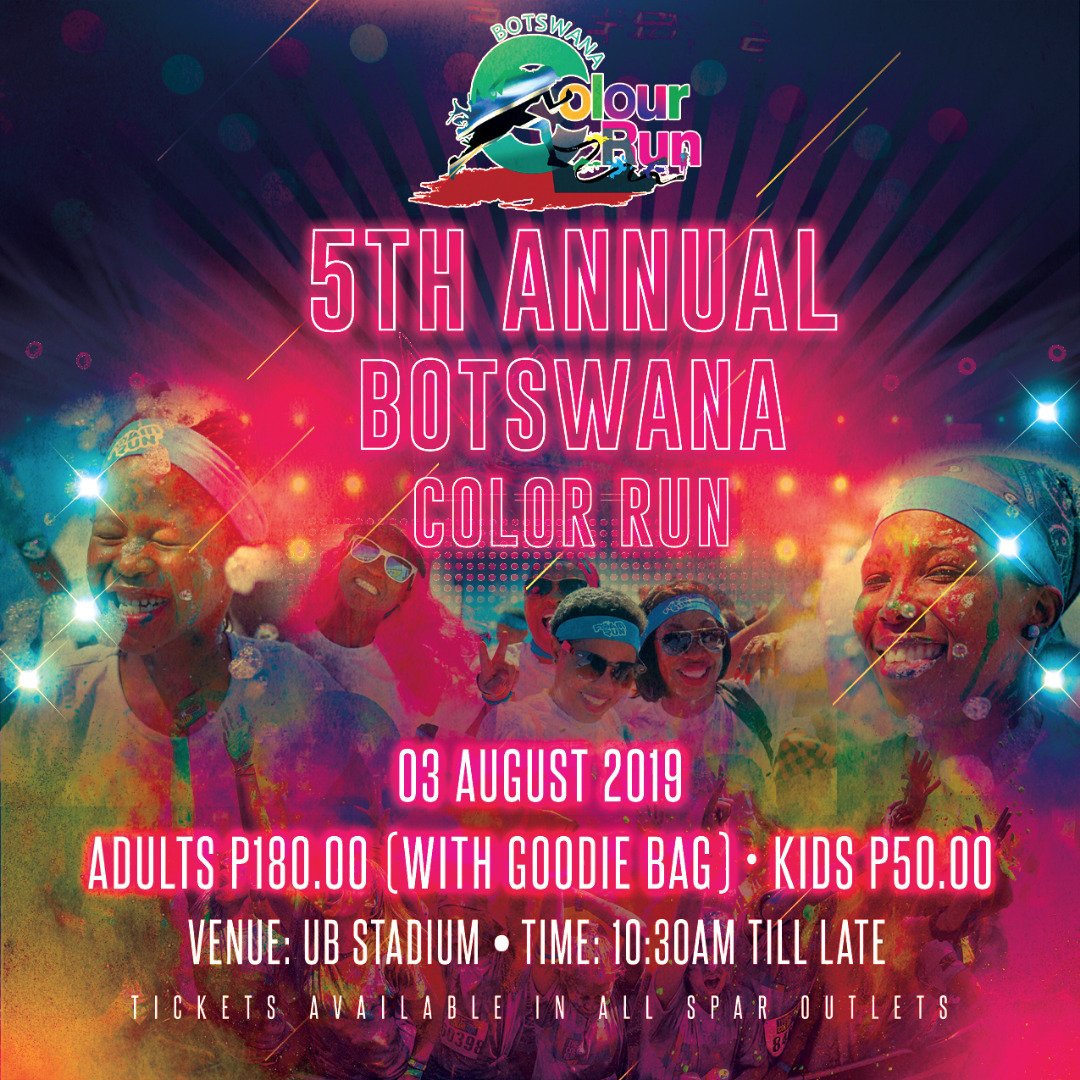 BWcolourrun's tweet photo. RT and Win is Back !! We posted some winners on our FB page and we need some winners here too !
Early Tickets from Spar Outlets nationwide. Let's Go
#3August #UBstadium https://t.co/7fkQROBwfn