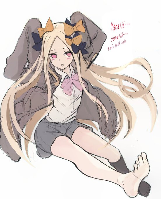 「アビゲイル・ウィリアムズが女子高生になった!(飛び級)」のラフ2

#FGO 