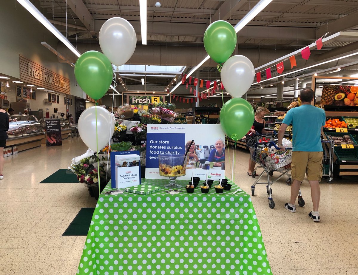 Gerrards Cross proudly celebrates over 100,000 meals in association with the Community Food Connection today in store #FareShare fighting hunger, tackling food waste