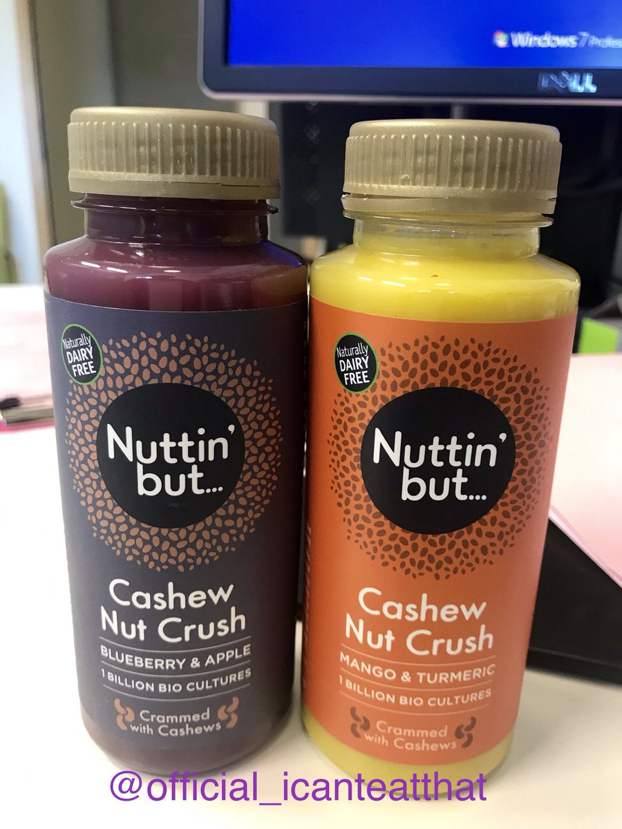 Thanks to my friend for this pick me up from @wearenuttinbut. It’s purely plant based, dairy free and full of goodness! #veganjuice #dairyfreejuice #highprotein #fruitandnutcrush #cashewnut #dairyfreecashewnutcrush #allergicreactions #allergysolutions #official_icanteatthat
