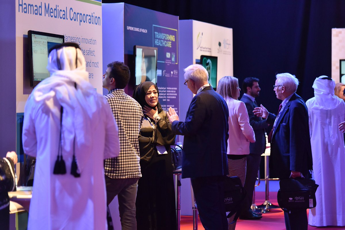 QF's tweet photo. At the @WISHQatar 2018 Summit, more than 2,000 healthcare experts, from more than 116 countries, took part in this impactful event, significantly contributing to dialogue on healthcare in Qatar and around the world. #QatarMovingForward #QatarStronger https://t.co/L2D65HNcg3