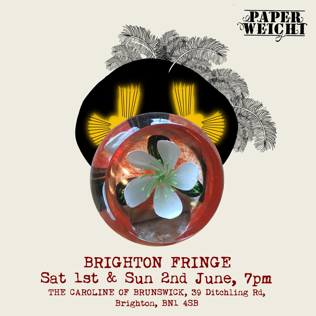 carolinepub's tweet image. This evening's FREE Brighton Fringe comedy:

19:00 @IanAvenueLane: Paperweight
20:15 @HerbertHoof: The Monsterer!!
21:30 Grant McLachlan: What Ever Happened to @BabyJaneMcD?
22:45 @JohnnyWardlow &amp;amp; Zelem Saydullaev: At Last, the Muppet Men

Full details at carolineofbrunswick.co.uk/fringe