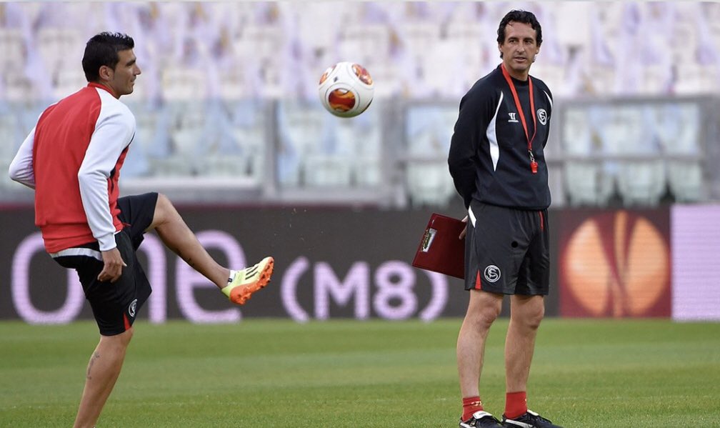 Reyes y Emery en el Sevilla.