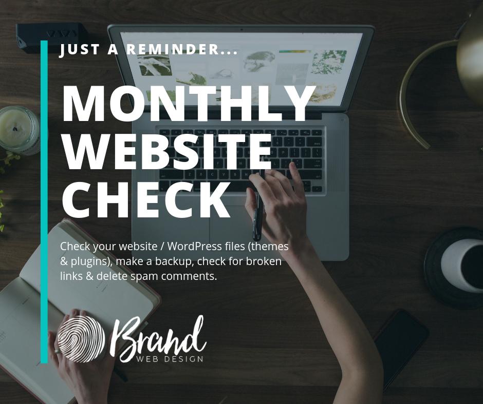 thisjessdesigns's tweet photo. This is a monthly reminder to check your WordPress website for updates (WordPress files, themes and plugins). Don't forget to backup your site before you update, just in case.  Keeping your website files updated is a big part of website security! https://t.co/caX7AtdQiM