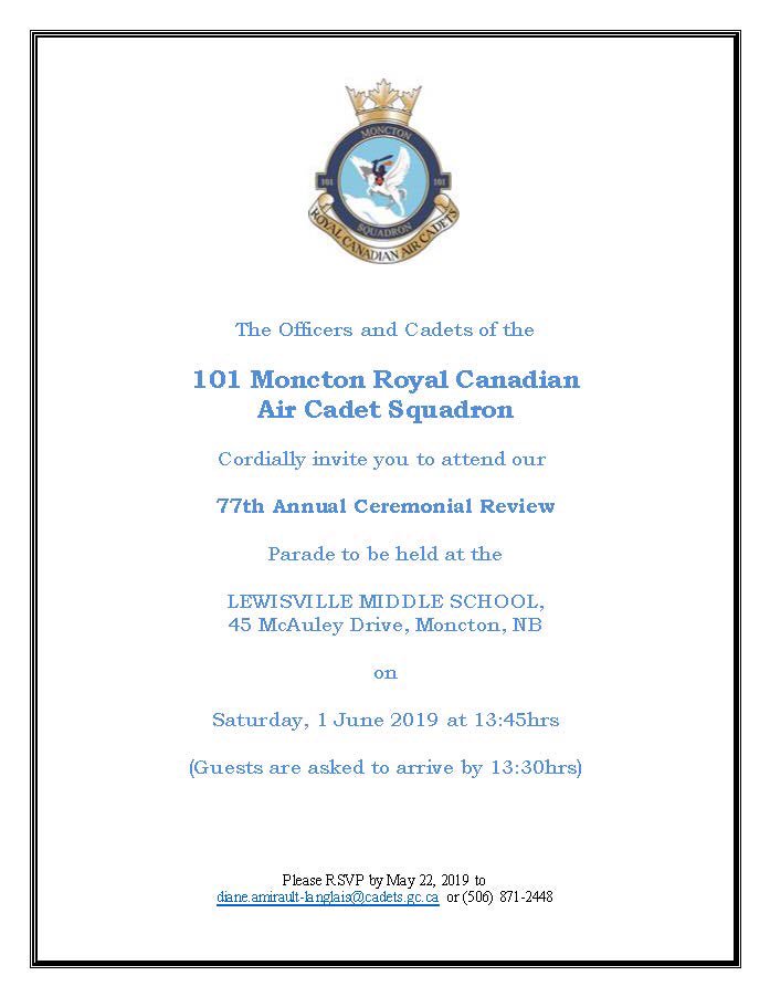 SeanLockhart7's tweet photo. . #BIGNEWS @CBCNB @CTVAtlantic @globalnews 55 #youth  #101MonctonRCACS w conduct 77th #annualceremonialreview #specialthanks 2 @BlaineHiggs @pcnbca @Gov_NB @sherrywilsonHQ will preside as the #ReviewingOfficer as these #cadets demonstrate their #leadershipskills @CityofMoncton https://t.co/xgPyusDST1
