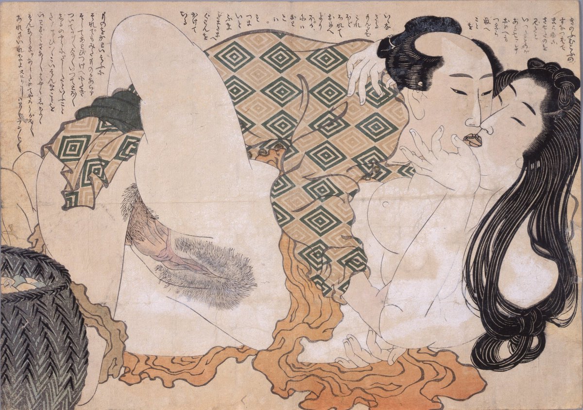 MasterTomTheDom's tweet photo. Were Japanese dudes that big back then? #ShungaArt https://t.co/QAkANLWW2Q