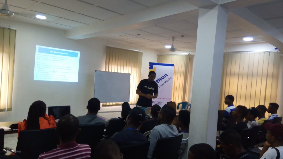kodehauz's tweet image. Introduction to machine learning
#PythonAkwaIbomMeetup #kodehauz #machinelearning @kodehauz @PythonAkwaIbom @PythonNigeria @ThePSF @almaudoh
