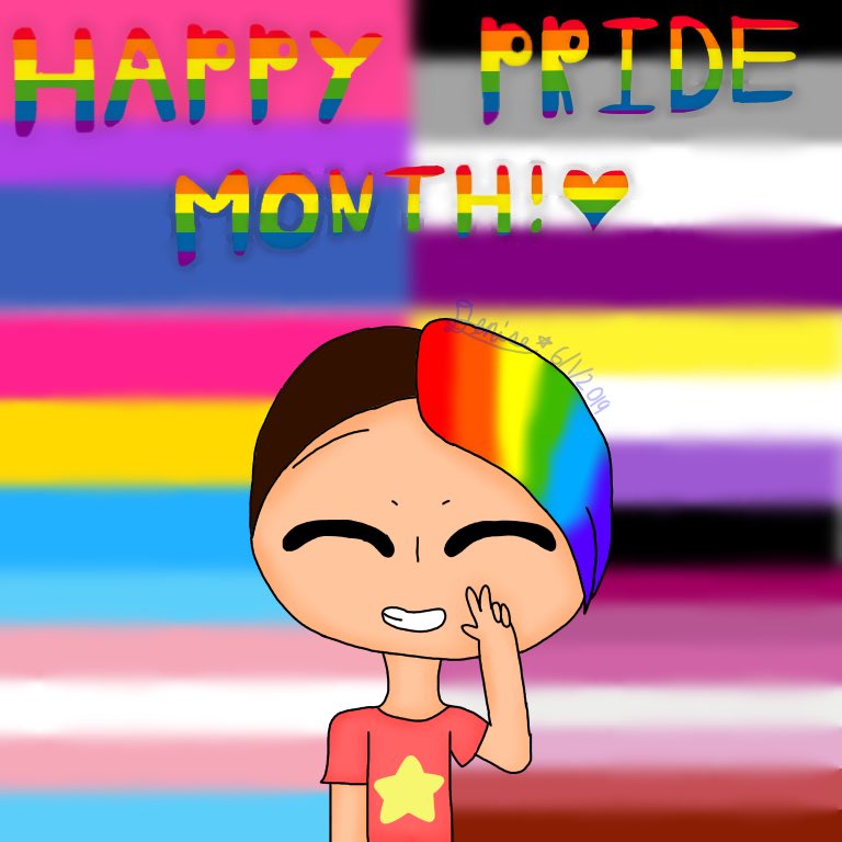 DeniseDubs's tweet photo. Hello! Happy Pride month everybody! I decided this year I would make fanart for Thomas Sanders, as he was the one that made me more curious about the LGBTQ+ community! I hope you enjoy this @ThomasSanders! :D https://t.co/W9f4I9srOw