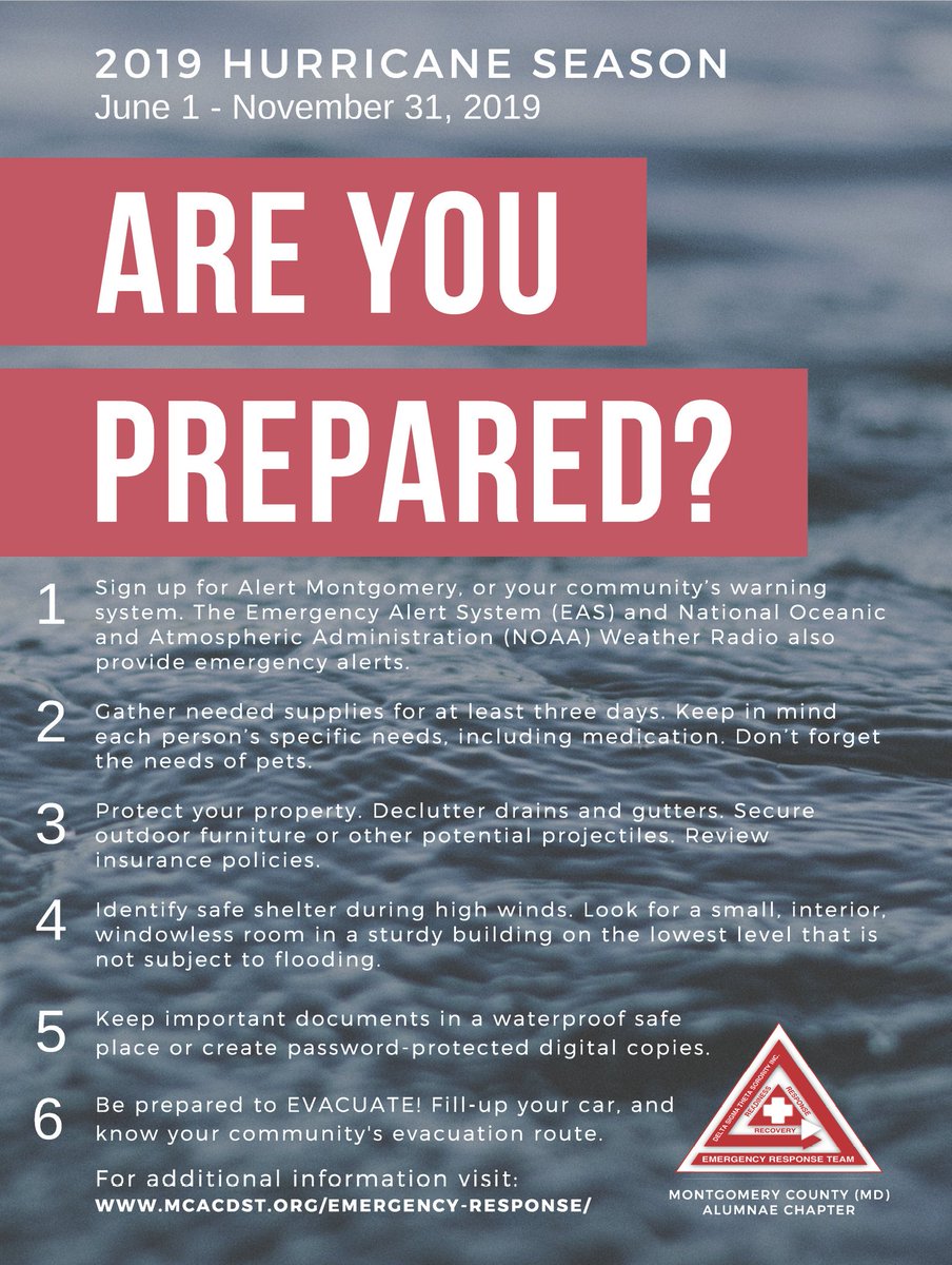 MCACDST's tweet photo. Hurricane season starts today. Are you prepared?
#beDELTAready #MCACDST https://t.co/NKvJ3NOUEF