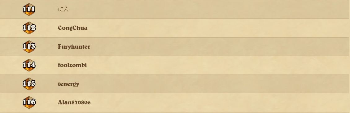 Finished top 200 EU and NA to get into the ladder qualifiers. Played the bomb warrior that <a href="/Navi00T/">navi</a> played on stream the last days