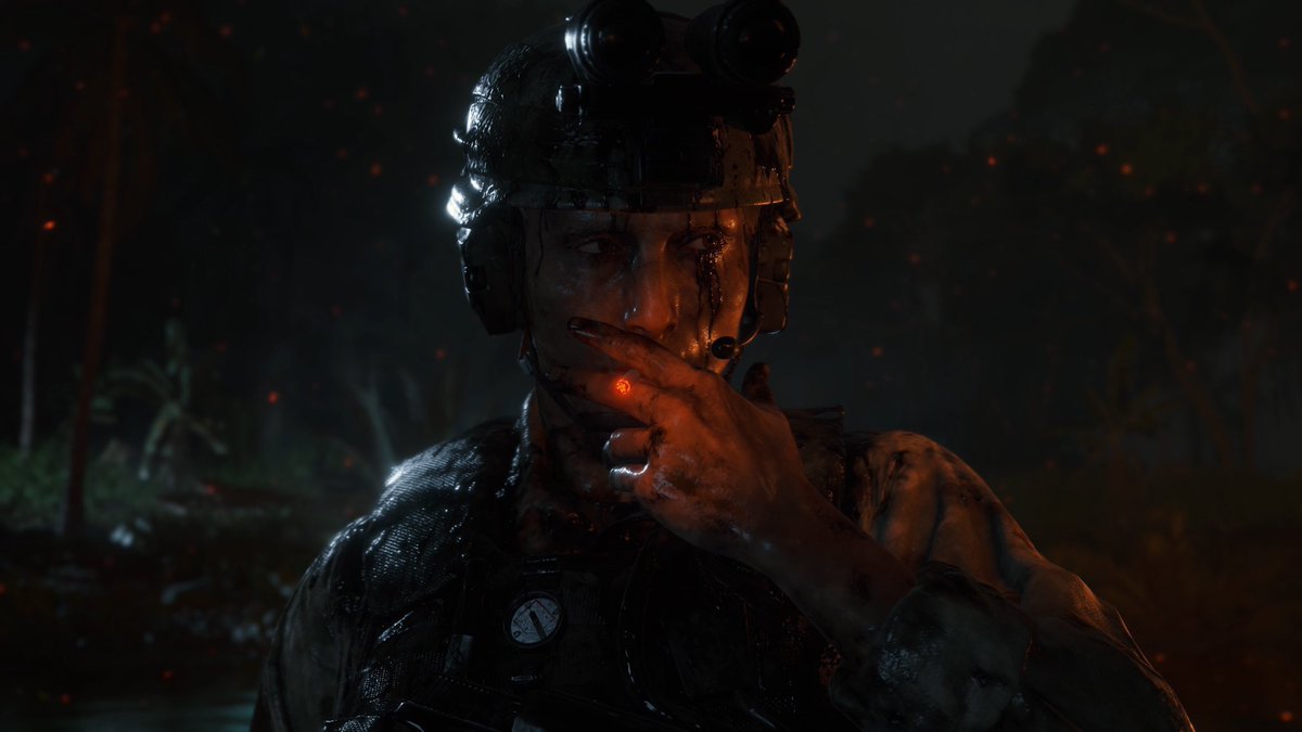 HIDEO_KOJIMA_EN's tweet photo. Cliff played by Mads in the new DS trailer is a heavy smoker. When I first wrote the script, Cliff wasn’t a smoker but I changed his character setting after seeing him smoke during the break of filming. 
#DEATHSTRANDIG #デススト https://t.co/rx80UxbbMR