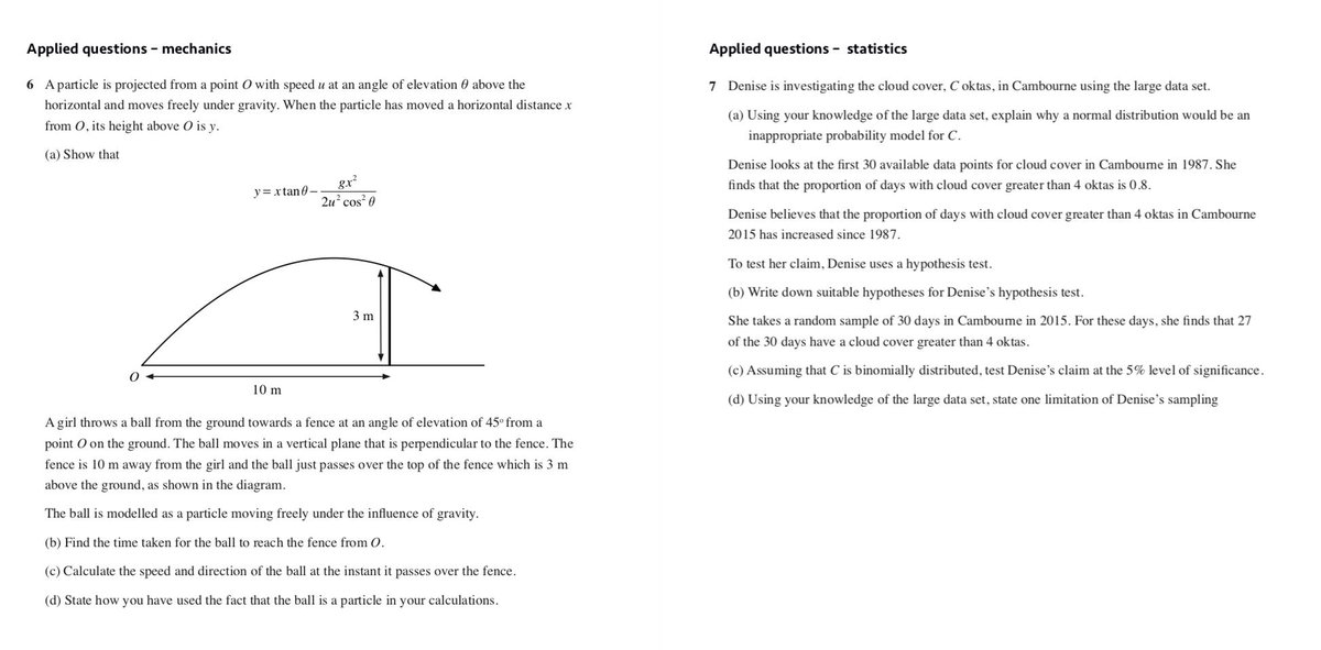 **4 days to go**

You can now find Question Sheet 4 of our A Level Maths Countdown at: crashmaths.com/a-level-countd… 

Today's sheet features arithmetic series, trigonometric equations, numerical methods, integration by substitution, ODEs/log graphs, projectiles and clouds!

#mathschat