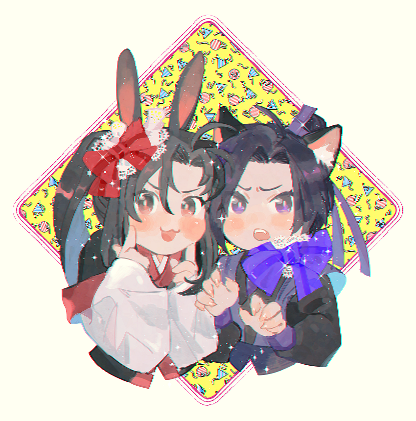 KAISLALALA's tweet photo. ✨🐰🐱✨
#JiangCheng #江澄 #WeiWuxian #魏无羡 https://t.co/xsShhAxqbc