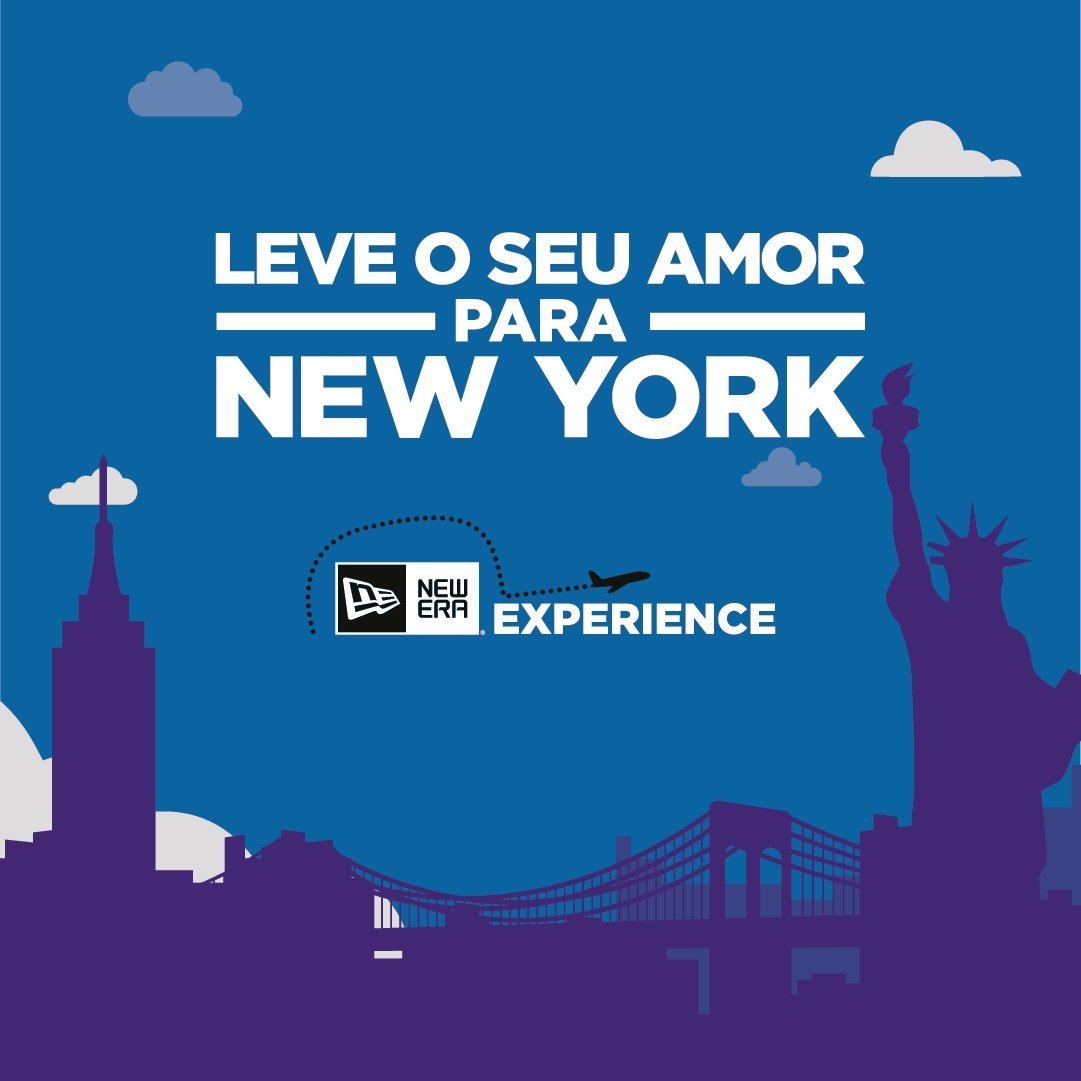 Já pensou em levar o seu amor para Nova York? 😍

A New Era pode proporcionar uma experiência única para vocês! Leia o regulamento e tire todas as dúvidas: neweracap.com.br/NewEraExperien…. 🗽✈

#NewEraExperience #VoceemNY #NewEraNY #NewEraBrasil #Newyokrcity #NewEraFan