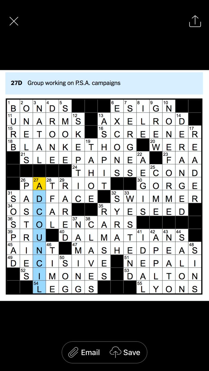 Ad Council (@AdCouncil) on Twitter photo 01/06/2019 13:14:29 Did you spot us in today's @nytimes crossword? Thank you New York Times for the shoutout! Did you spot us in today's @nytimes crossword? Thank you New York Times for the shoutout!