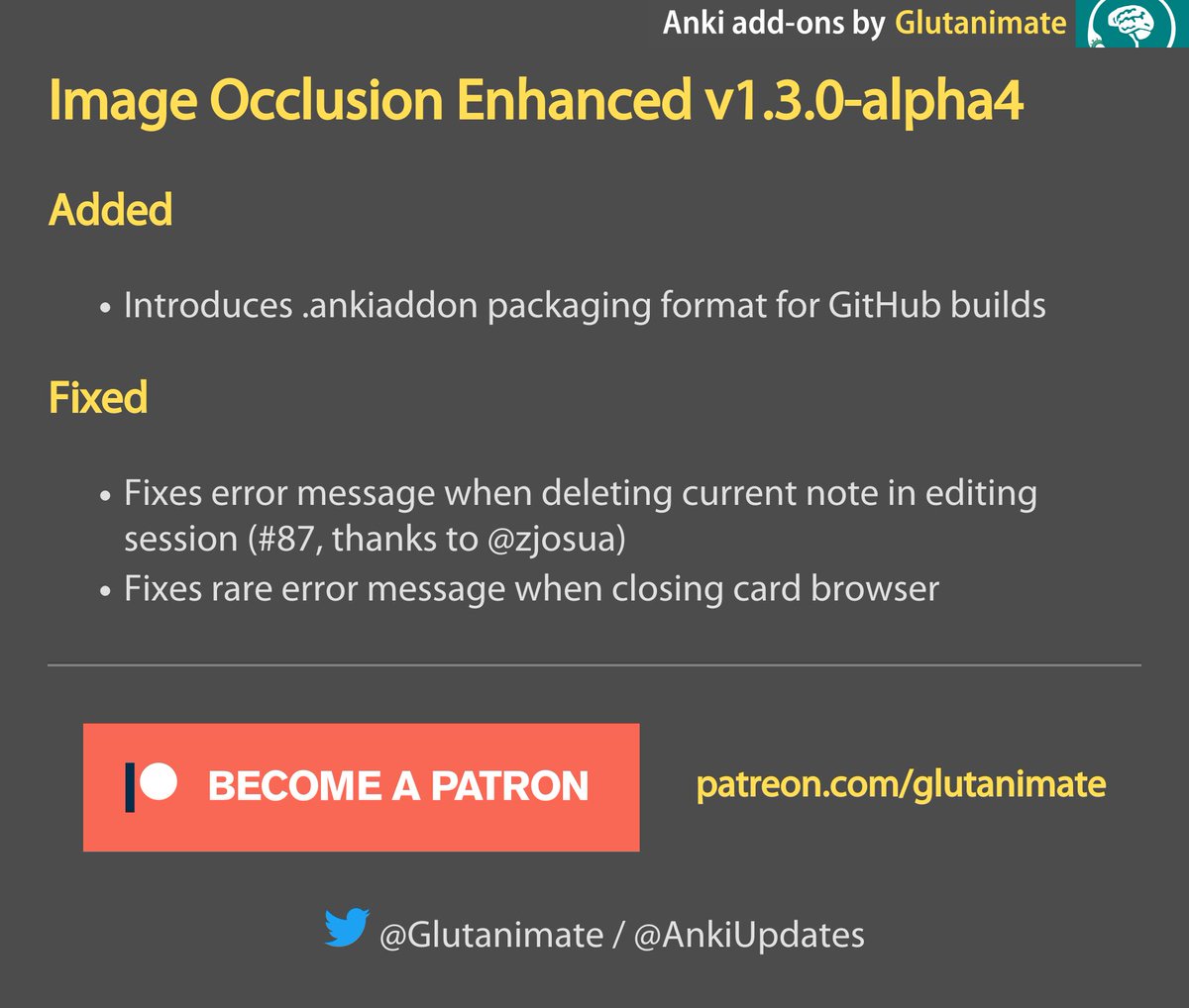 Image Occlusion Enhanced v1.3.0-alpha4 is now available on AnkiWeb!: ankiweb.net/shared/info/13…

Let me know what you think: <a href="/glutanimate/">Glutanimate</a>
Support my work: patreon.com/glutanimate

#AnkiAddons #AnkiSRS #Anki #SpacedRepetition