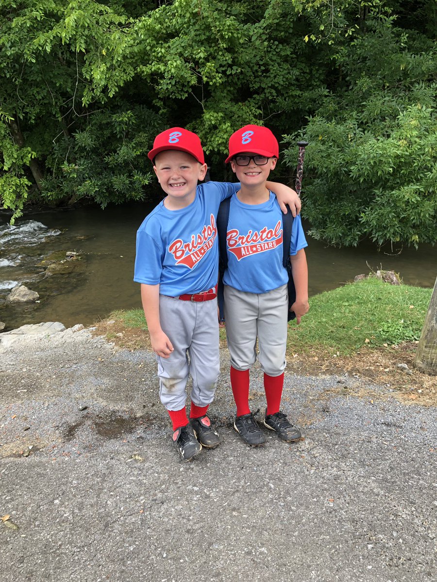 Sbradley76's tweet image. Baseball makes these boys smile 😊