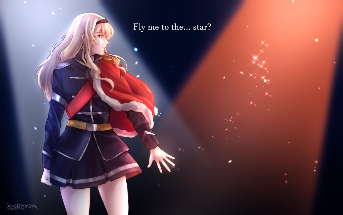 angerykacchan's tweet photo. [ Fly me to the... star? ]

#スタァライト #真矢クロ #RevueStarlight #mayakuro #少女歌劇レヴュースタァライト https://t.co/FUjfD9PdBS