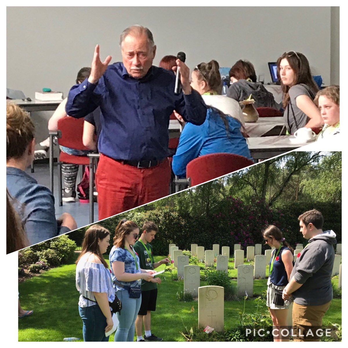 This morning we met a Holocaust survivor. This afternoon we met some of the heroes who liberated them. ⁦<a href="/asdnnb/">ASD-North</a>⁩