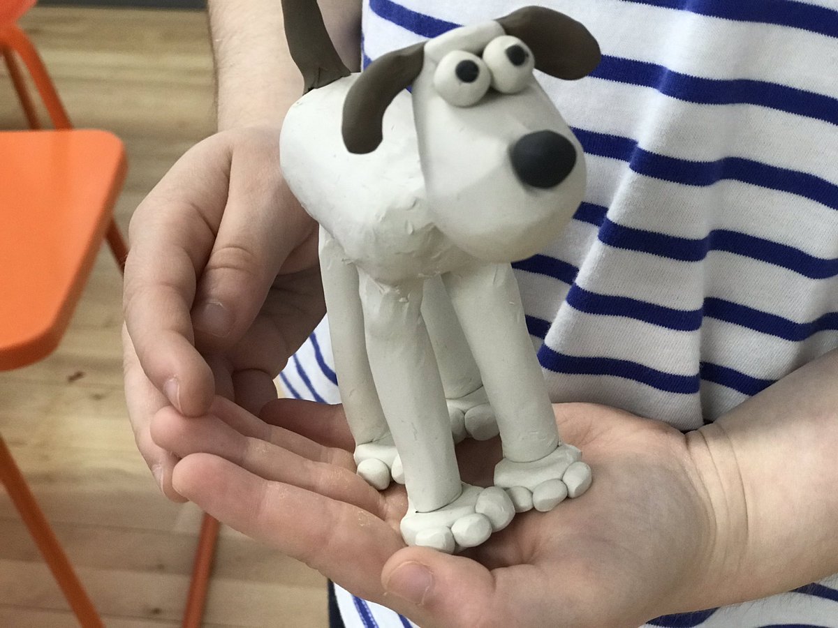 A #wallaceandgromit type afternoon thanks to the wonderful <a href="/aardman/">Aardman</a> #aardmanacademy and <a href="/cinemagic/">Cinemagic Festival</a>. Super fun. Props to <a href="/studiosliffey/">Liffey Trust Studios</a> for hosting