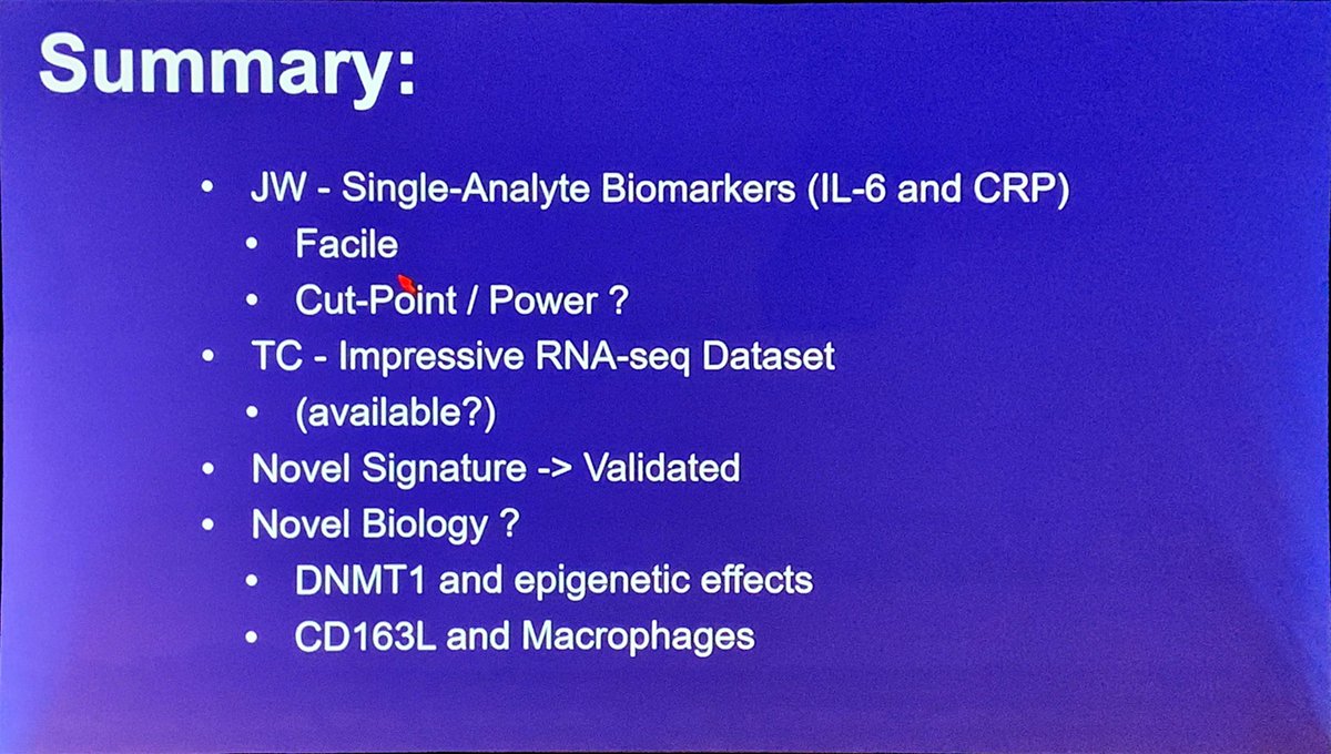 An excellent discussion of biomarker data presented by a remarkable panel. Very cool 8am session! #ASC019