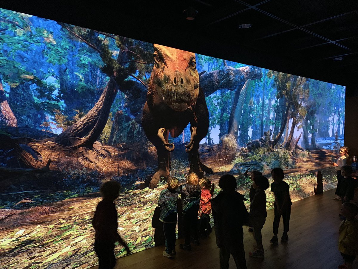 EqualSonics's tweet photo. Super excited to have helped @AMNH Special Exhibitions &amp; SciVis teams create all the sounds + soundscapes for T.rex: The Ultimate Predator. Check it out and listen for a giant subwoofer emitting ground shaking roars in the background 😆 #sounddesign https://t.co/cBTTRS5lV0