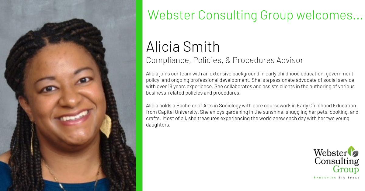 wcg_solutions's tweet image. We are excited to welcome Alicia Smith to the WCG family! #WCGSolutions