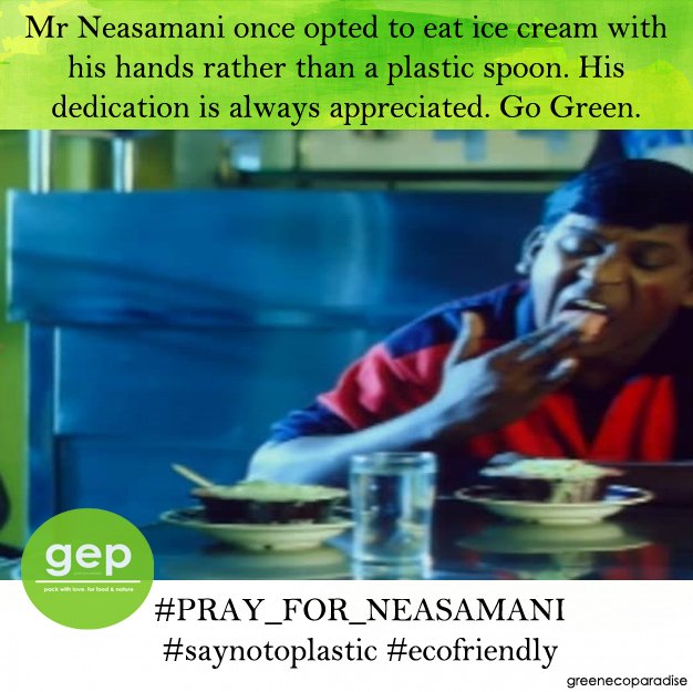 Green Eco Paradise On Twitter He Knew That Each Step Counts To Go Green We Wish You A Speedy Recovery Mr Neasamani Prayforneasamani Prayfornesamani Justicefornesamani Justiceforneasamani Gogreen Saynotoplastic Notoplastic Memes Https T