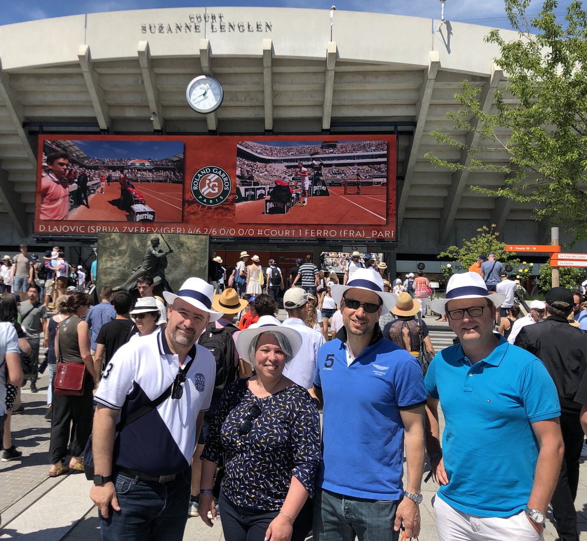Belle journée récompense à Roland-Garros pour les Agents Généraux du Nord Est !