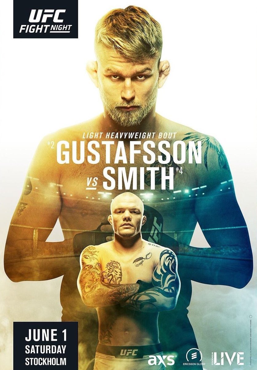 beazyak033313's tweet photo. #NowWatching - UFC On ESPN+ 11: Gustafsson Vs. Smith #UFC #UFCOnESPNPlus #UFCFightNight #UFCStockholm #ESPN #MMA https://t.co/QuPuPXxw9S