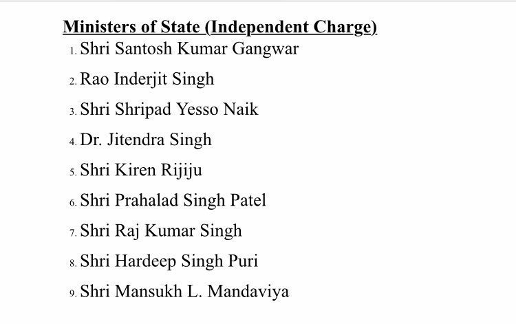 Suumandey's tweet photo. #ModiSwearingIn #ModiSarkar2
The new #ModiCabinet & The Council Of Ministers is an Excellent Mix of #ProfessionalExperts & #GrassrootsPeople.
From @DrSJaishankar To Shri #Sarangi.
Also #EqualRepresentations and a #Younger Council of Ministers.
Best Wishes @narendramodi Ji.. https://t.co/FButGrNUC3