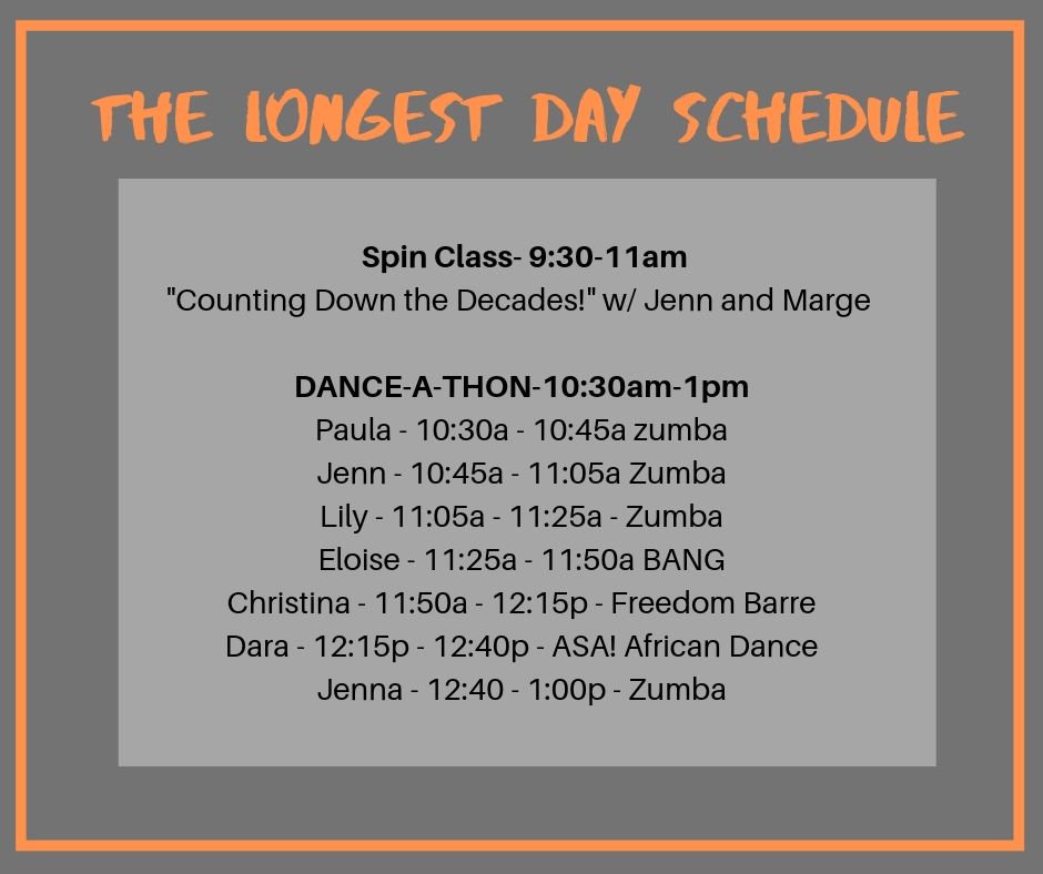 Help us raise funds and awareness for Alzheimer's care this Saturday, June 1st, for #theLongestDay #Zumbathon