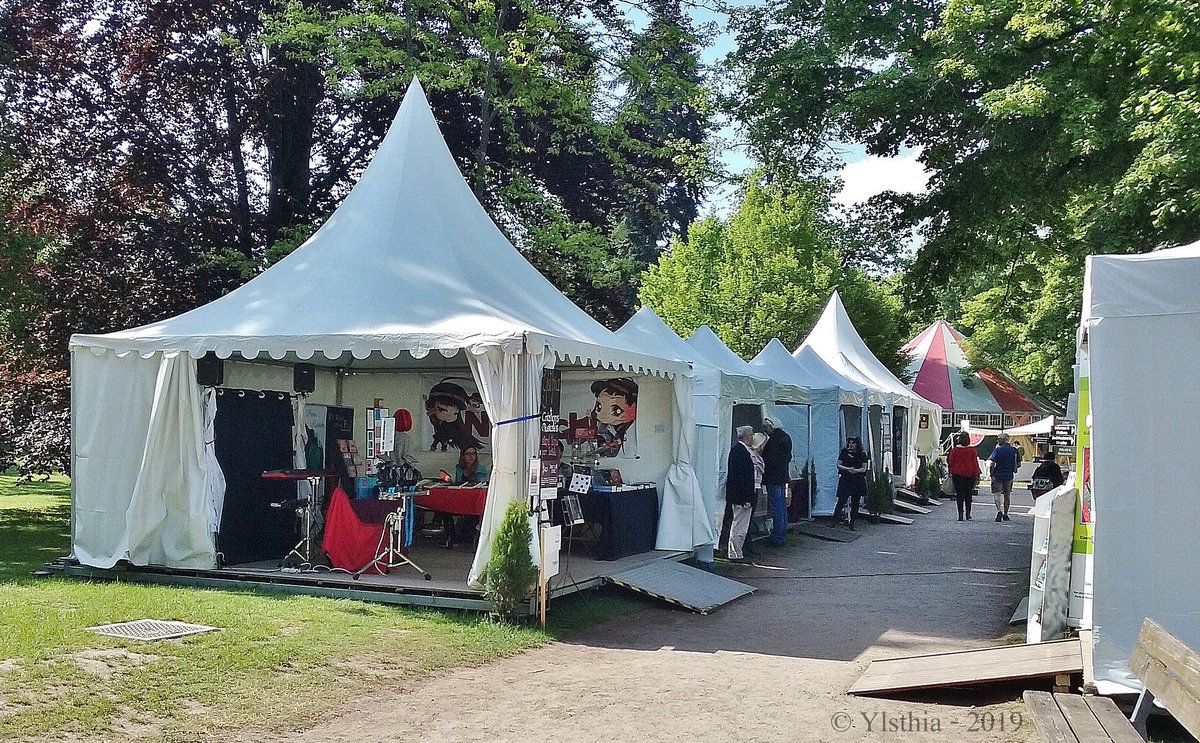 Thanks to the <a href="/imaginales/">Les Imaginales</a> team for such a nice 2019 edition, thanks to the people who visited the Ylsthia stand, appreciated the music (<a href="/Iridaes/">Iridaes</a>, <a href="/EdificeOfficial/">Unsettling Edifice</a>) and bought albums, and greetings to the <a href="/Nanachieditions/">Nanachi éditions</a> team with which the tent was shared.

#YlsthiaStand